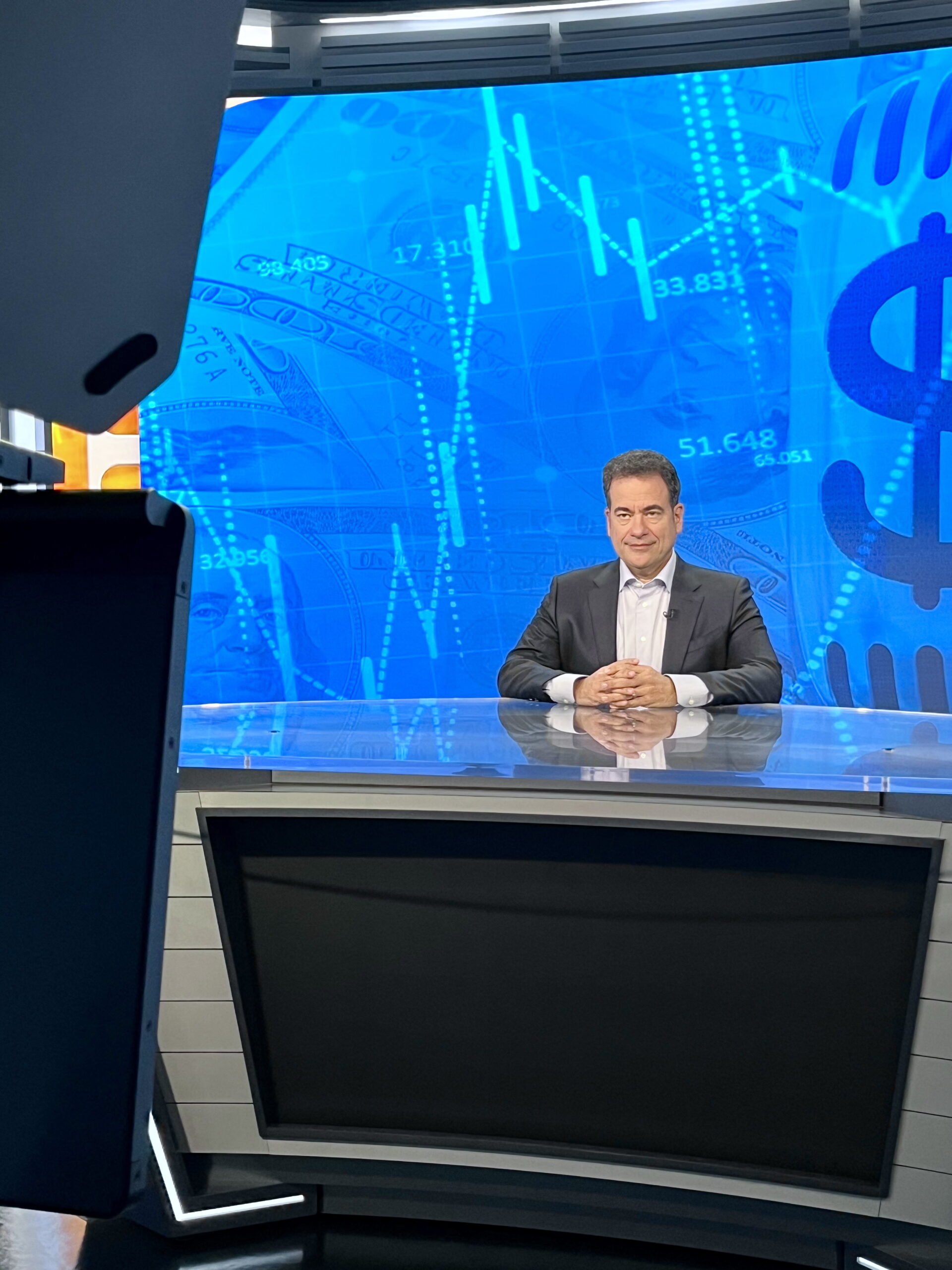 On the set of The Danny Moses Show